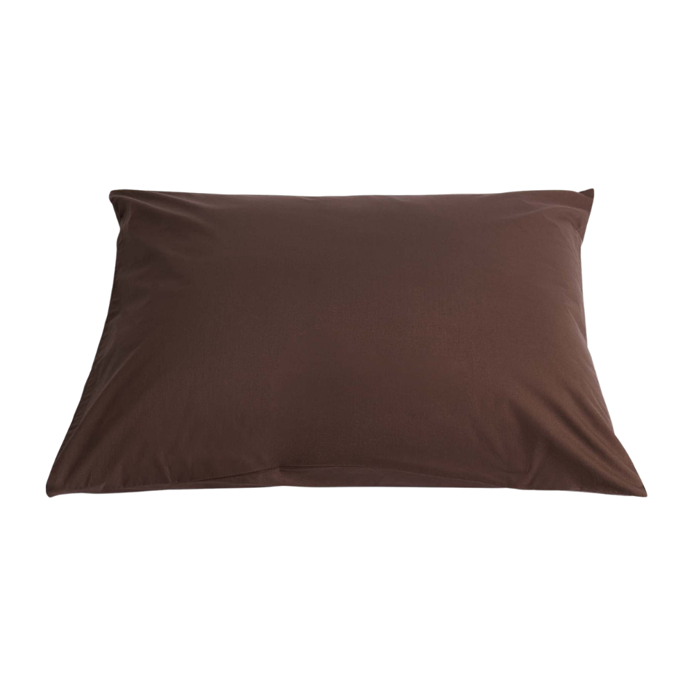 Percale hovedpudebetræk, 60x63 cm – Coffee
